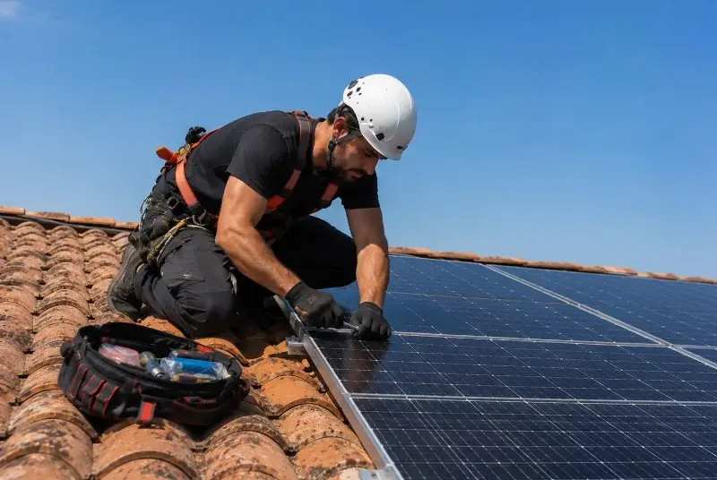 Maintenance et monitoring de panneaux solaires à Ploërmel